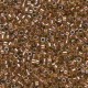Miyuki delica Beads 11/0 - Copper pearl lined chartreuse DB-1703